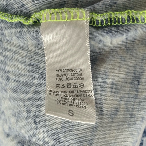 👑 We the Free Blue V-Neck Oversized Top Sz S - Picture 5 of 7